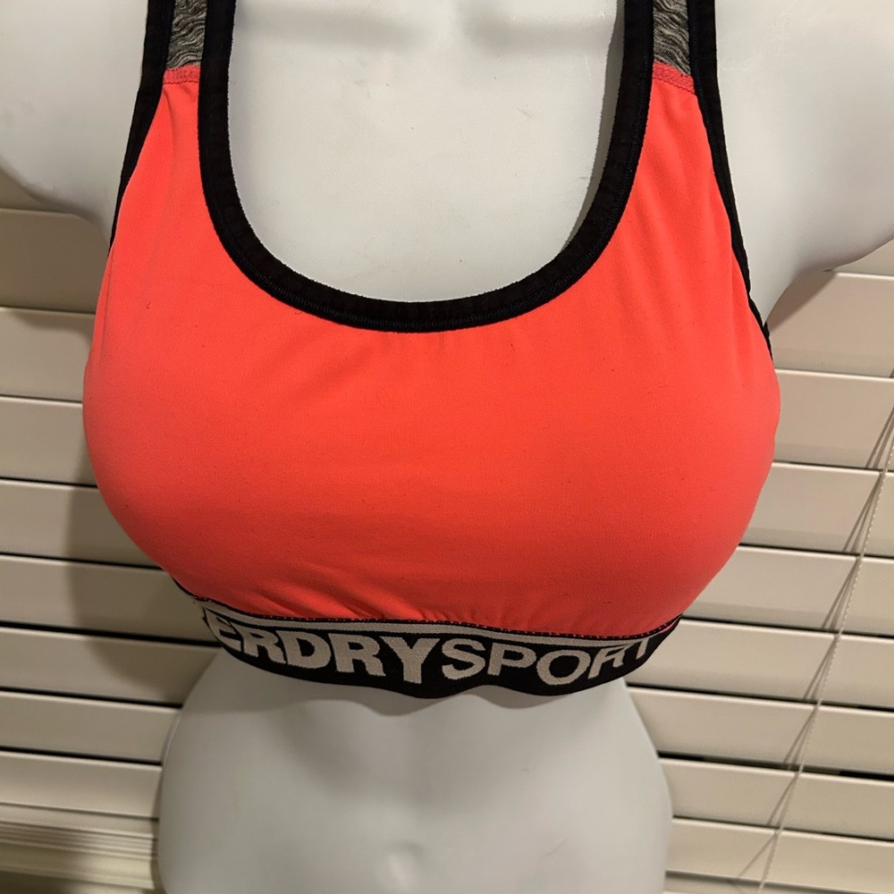 Superdry Women's Vibrant Orange Sports Bra